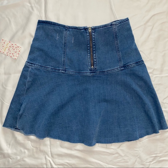 Free People Highlands Denim Skirt - Picture 5 of 5